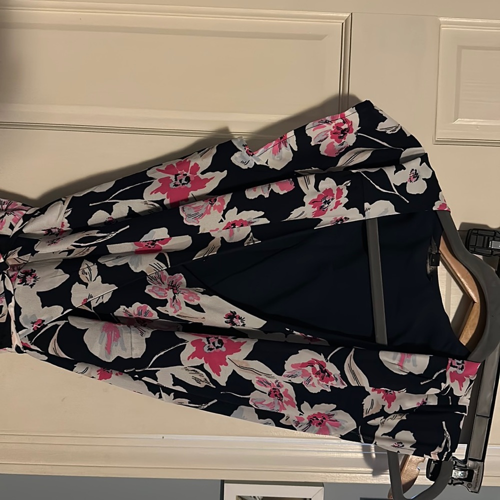 Banana Republic Floral Wrap Midi Dress Size 12